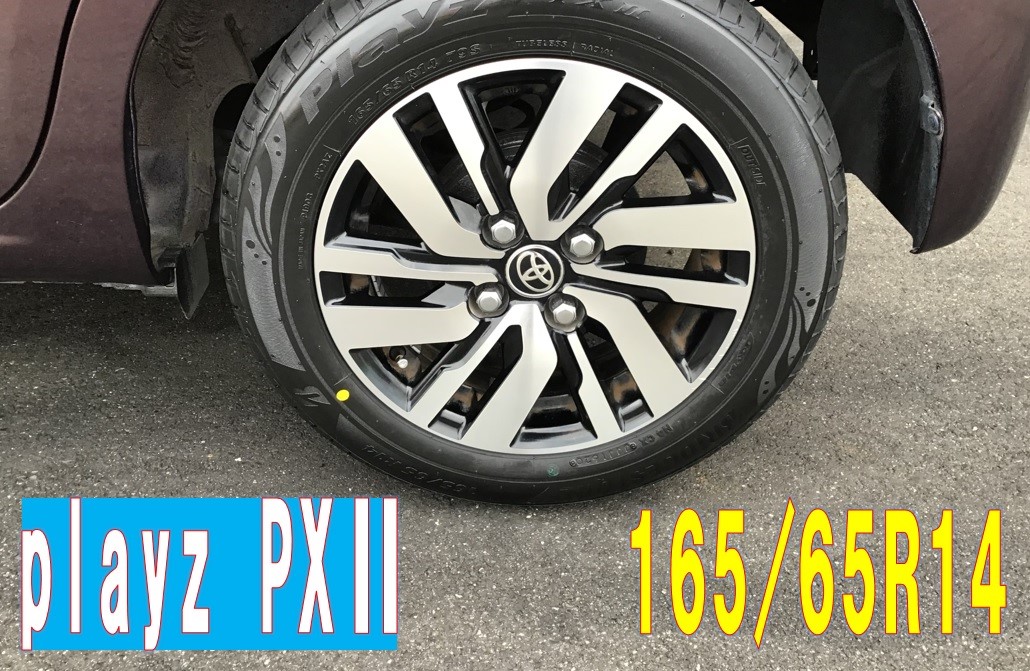 新品タイヤ パッソMODA 純正タイヤ外し 新品未使用 165/65R14