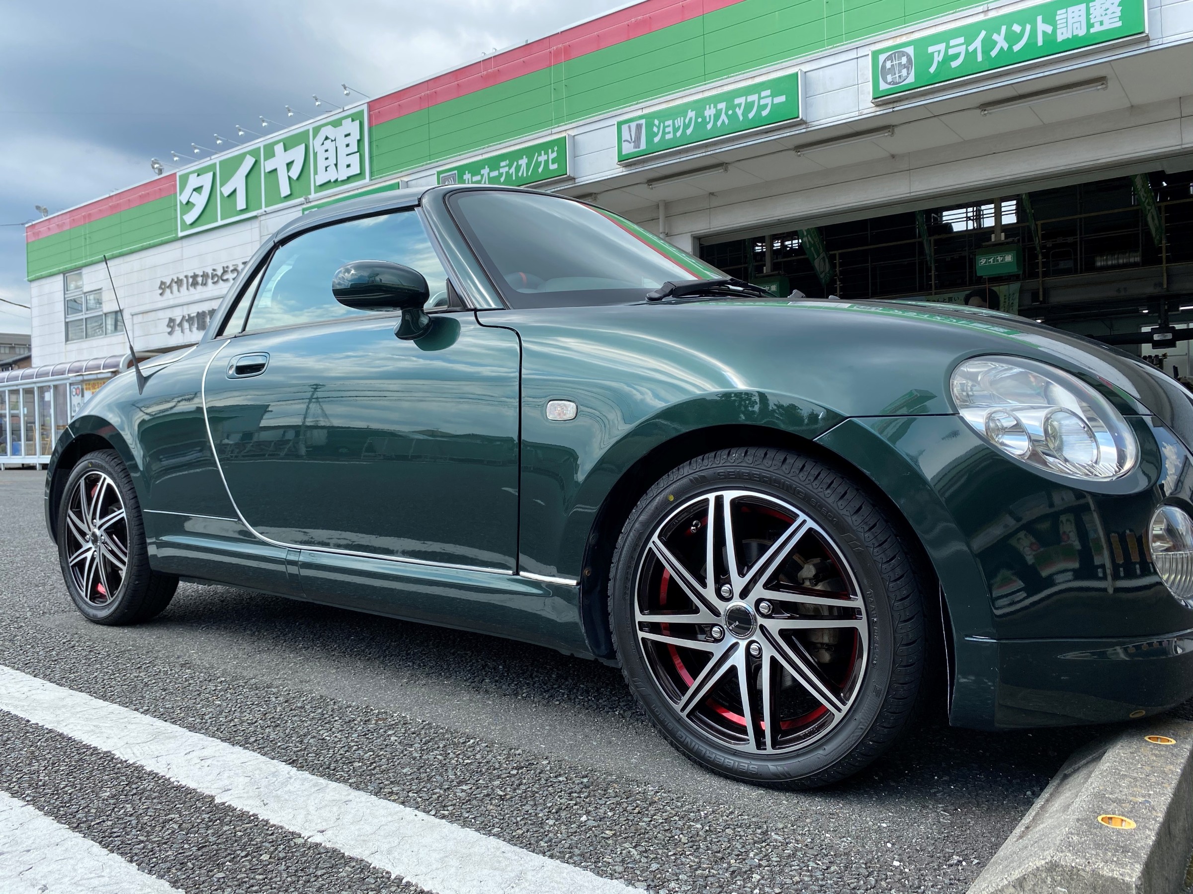 コペンホイール交換1