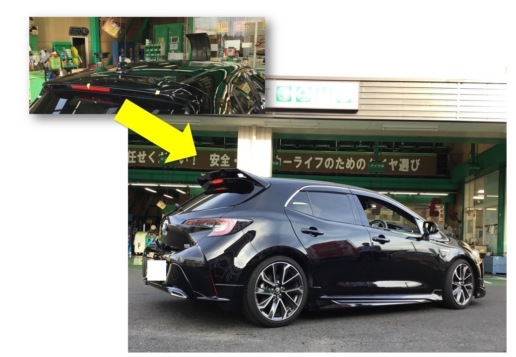 カローラスポーツＺＷＥ２１１ Ｘ クスコ車高調 Ｘ ＵＳリアウィング
