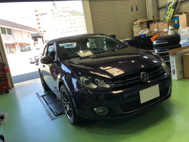 Volkswagen Golf6 カブリオレの サスペンジョン交換をしましたっ ...