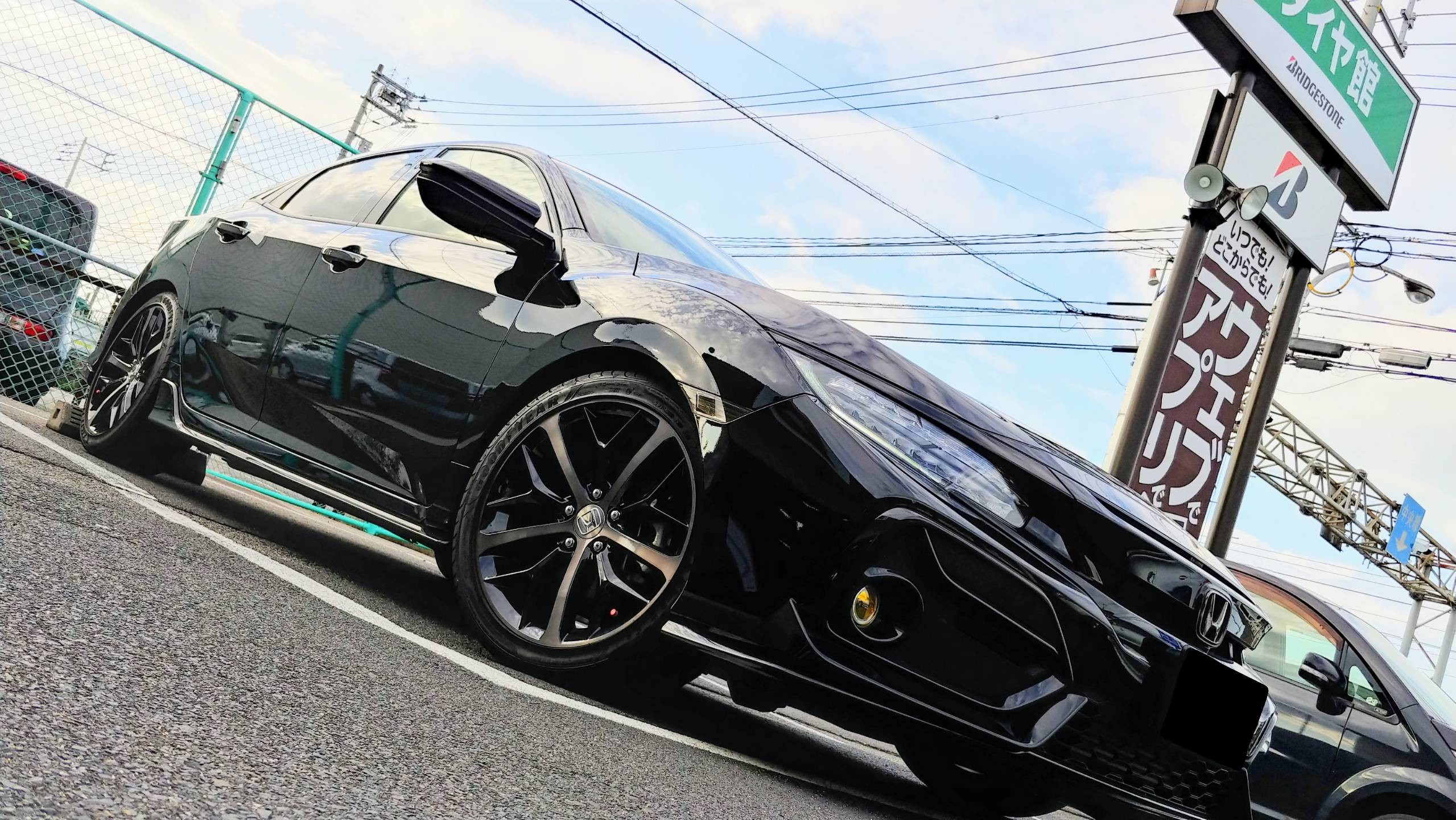 シビック（FK7）ローダウン！ | ホンダ シビック パーツ取付