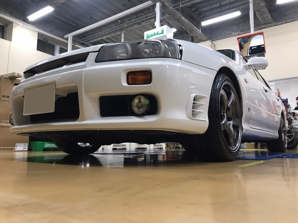 スカイラインのタイヤホイールをチェンジ | 店舗おススメ情報