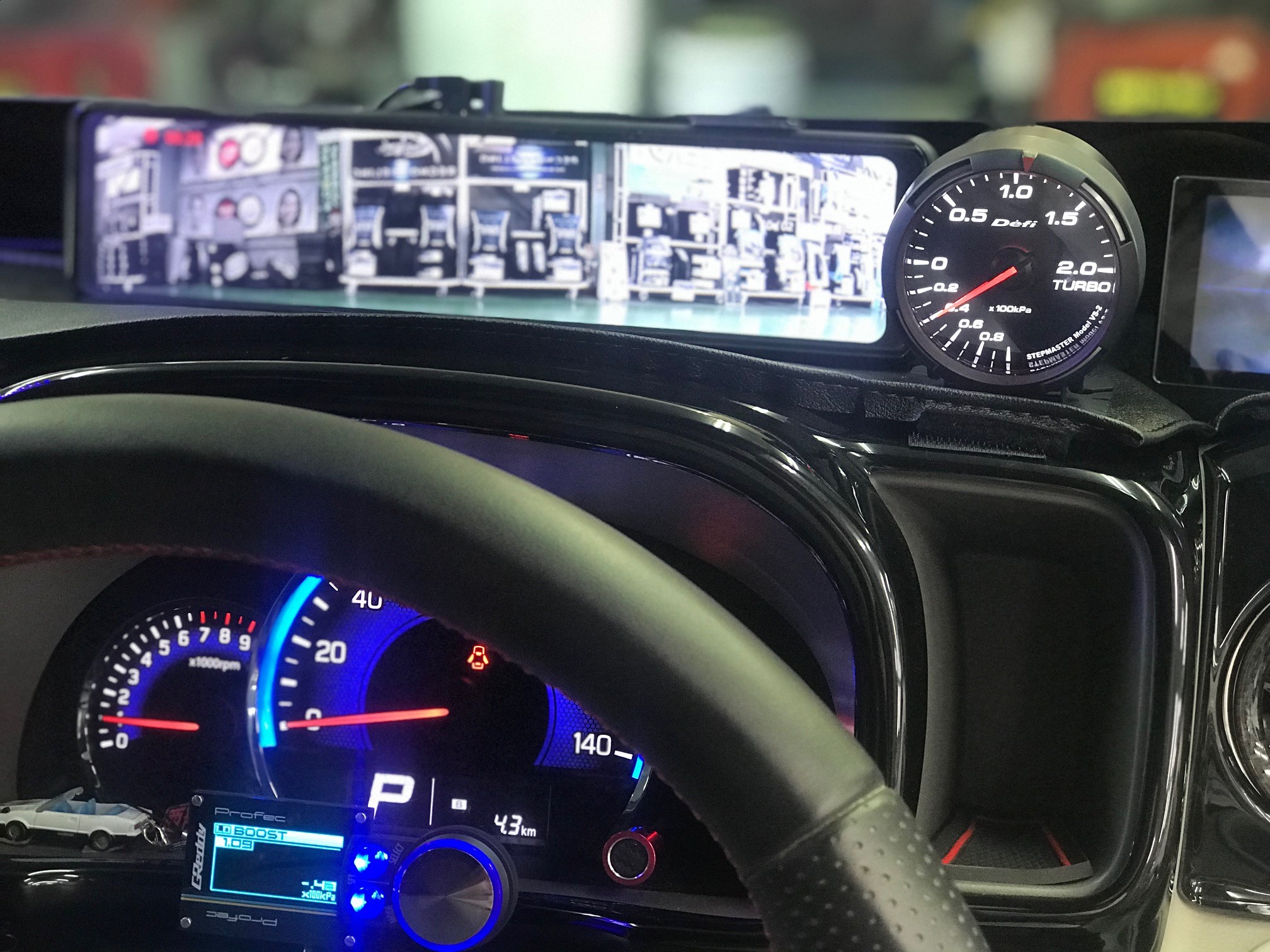 エブリイワゴンPZターボ 6.9万キロ 地デジETCデジタルインナーミラー エブリイワゴンPZターボ 6.9万キロ 地デジETCデジタルインナーミラー