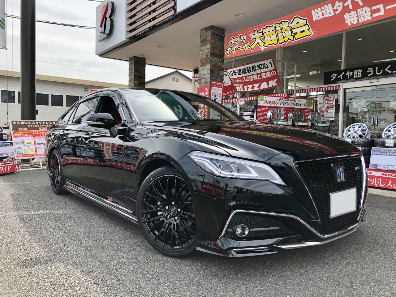 トヨタ・クラウンRS・ARS220】レグノ：RAYSホイールセット取付