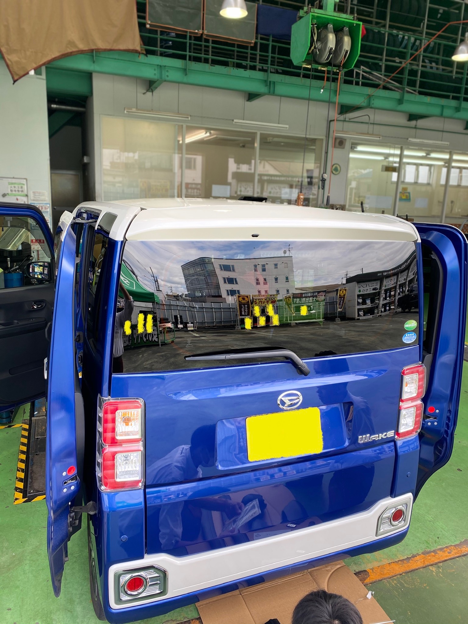 ダイハツ ウェイク キャリア 取付 ダイハツ ウェイク その他 スタッフ日記 タイヤ館 木津 京都府 滋賀県のタイヤからはじまる トータルカーメンテナンス タイヤ館グループ