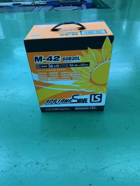 アイドリングストップ車用バッテリー スズキ パレット メンテナンス商品 パーツ取付 各種用品取付 スタッフ日記 タイヤ館 高島平 東京都のタイヤ カー用品ショップ タイヤからはじまる トータルカーメンテナンス タイヤ館グループ