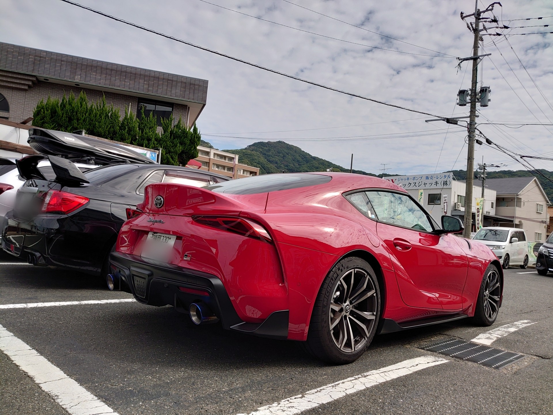 GR Supra に BLITZ エアロスピード Rコンセプト リアウイング カーボン
