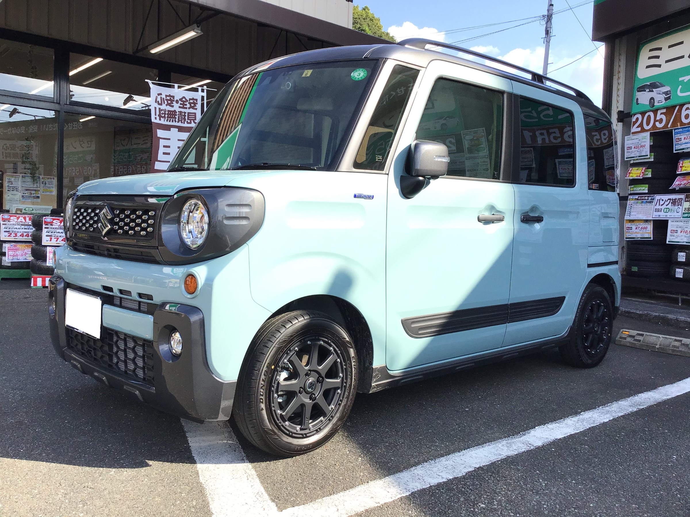 p-low様専用スズキ スペーシアギア純正ホイールタイヤ4本セット