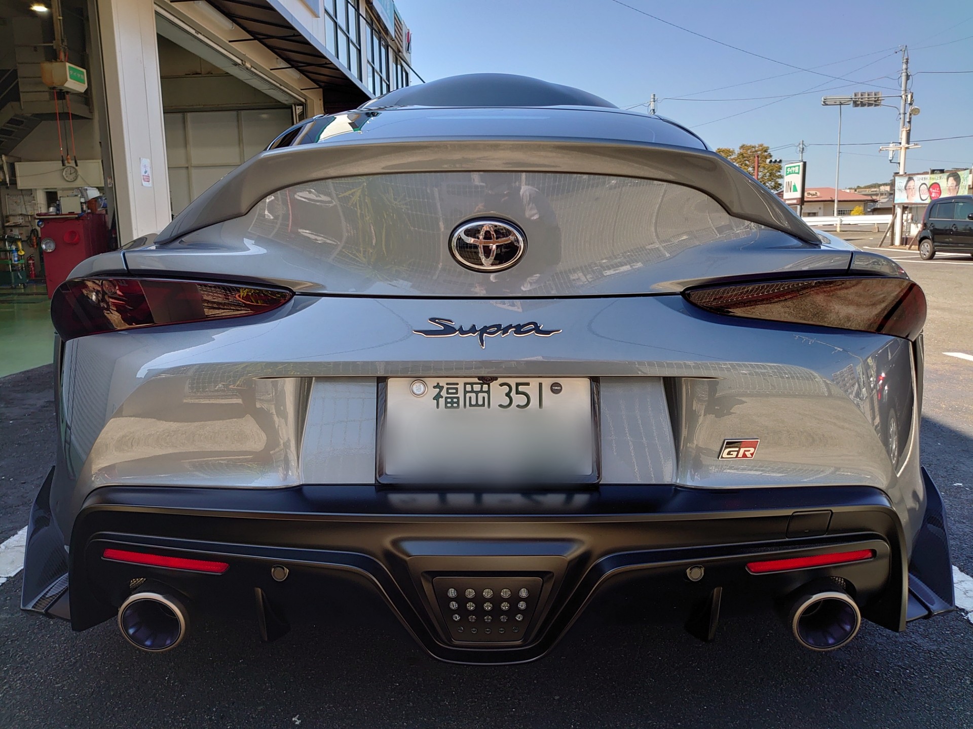 オックスフォードブルー GRスープラ TRD GRリヤサイドスポイラー 左右