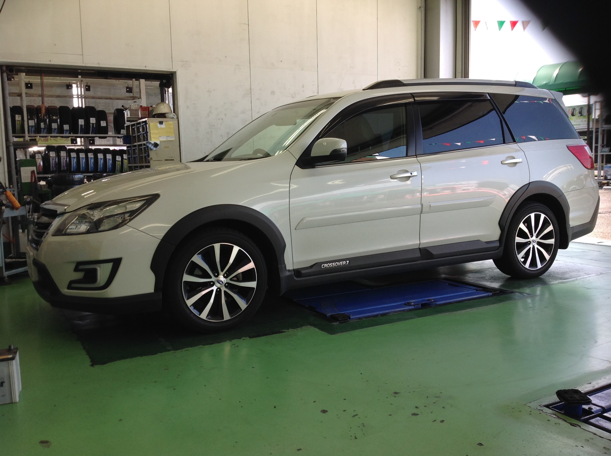 スバル エクシーガ クロスオーバーセブン Yam 車高調取り付けです スバル エクシーガクロスオーバー7 その他 パーツ取付 サスペンション取付 サービス事例 タイヤ館 土浦北インター 茨城県のタイヤ カー用品ショップ タイヤからはじまる トータルカー