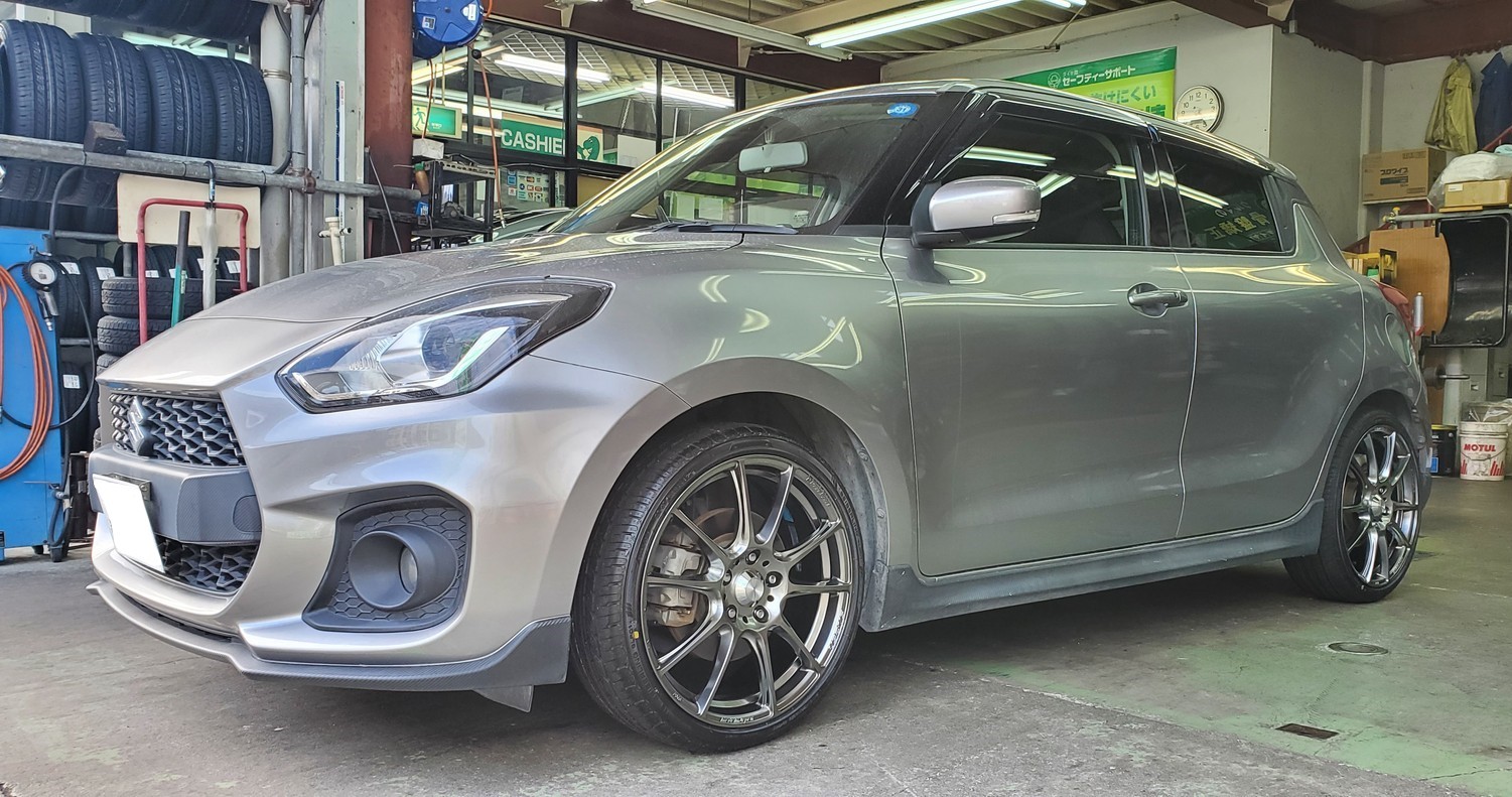 17inch WedsSport SA-25R (スイスポ ZC33S) ウェッズスポーツ SA-25RをスイフトスポーツZC33Sへ装着