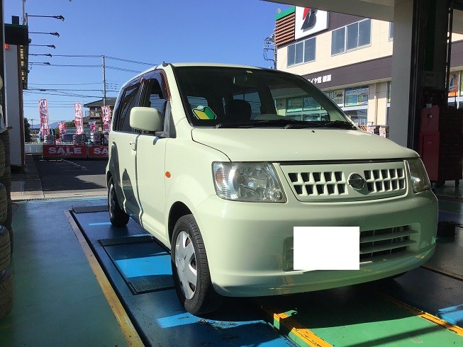 日産 オッティ（H91W) RS-Rダウンサス＆アライメント調整 | 店舗