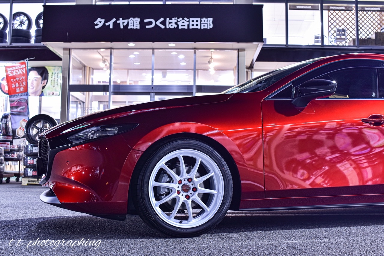 マツダ3 workホイール•ブリッツ車高調取付 | 店舗おススメ情報