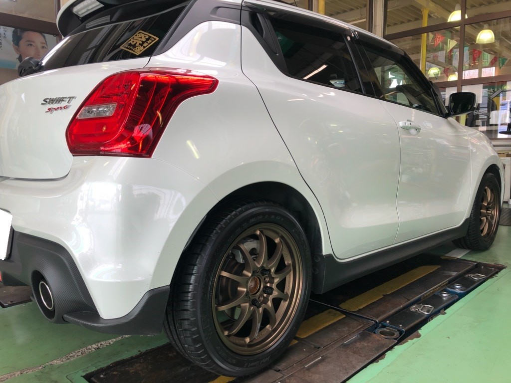 スイフトスポーツ レイズCE28 | 店舗おススメ情報 | タイヤ館 たわらも