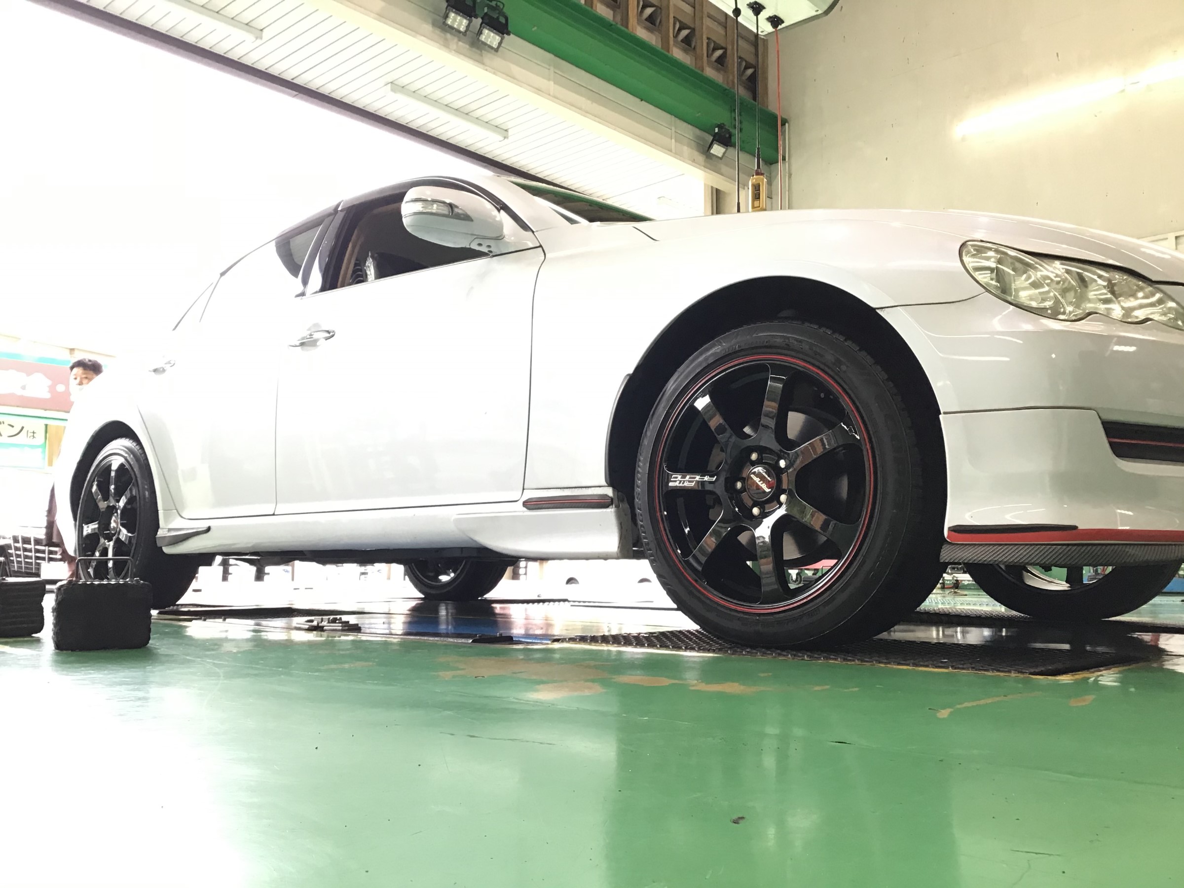 トヨタ マークX 18インチ取付け トヨタ マークX ホイール