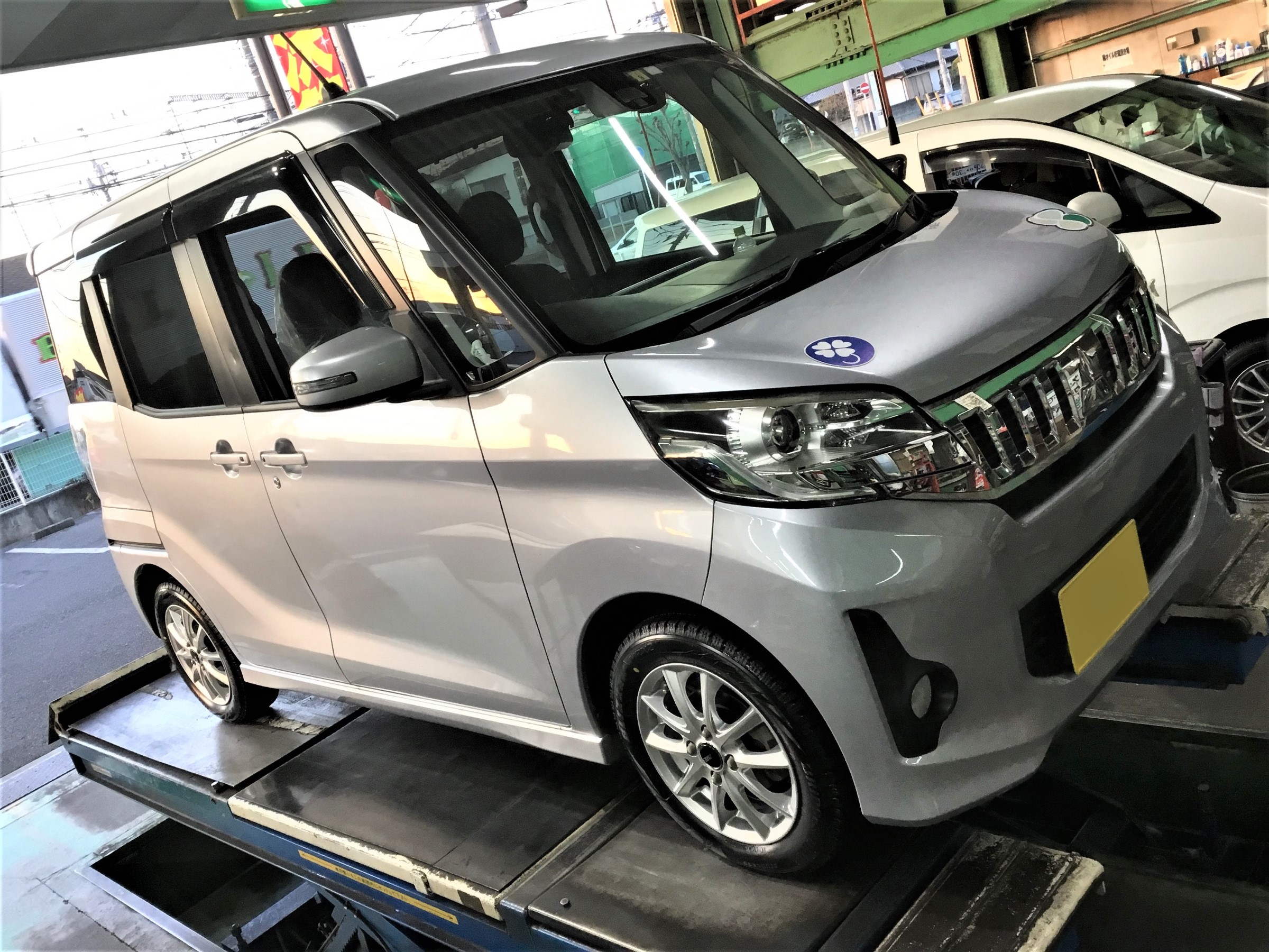 B11A型ekスペース、スタッドレスタイヤ＆アルミホイールセットのお