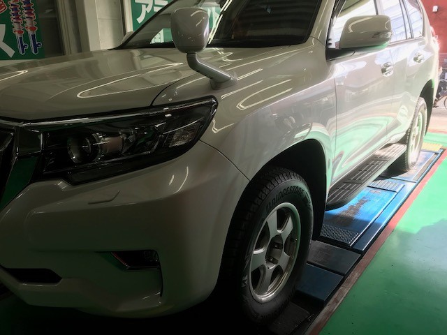 プラド アルミホイール交換 マッドクロスMC-76 | 店舗おススメ情報