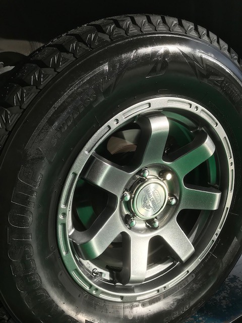 真 プラド アルミホイール交換 マッドクロスMC-76 | 店舗おススメ情報