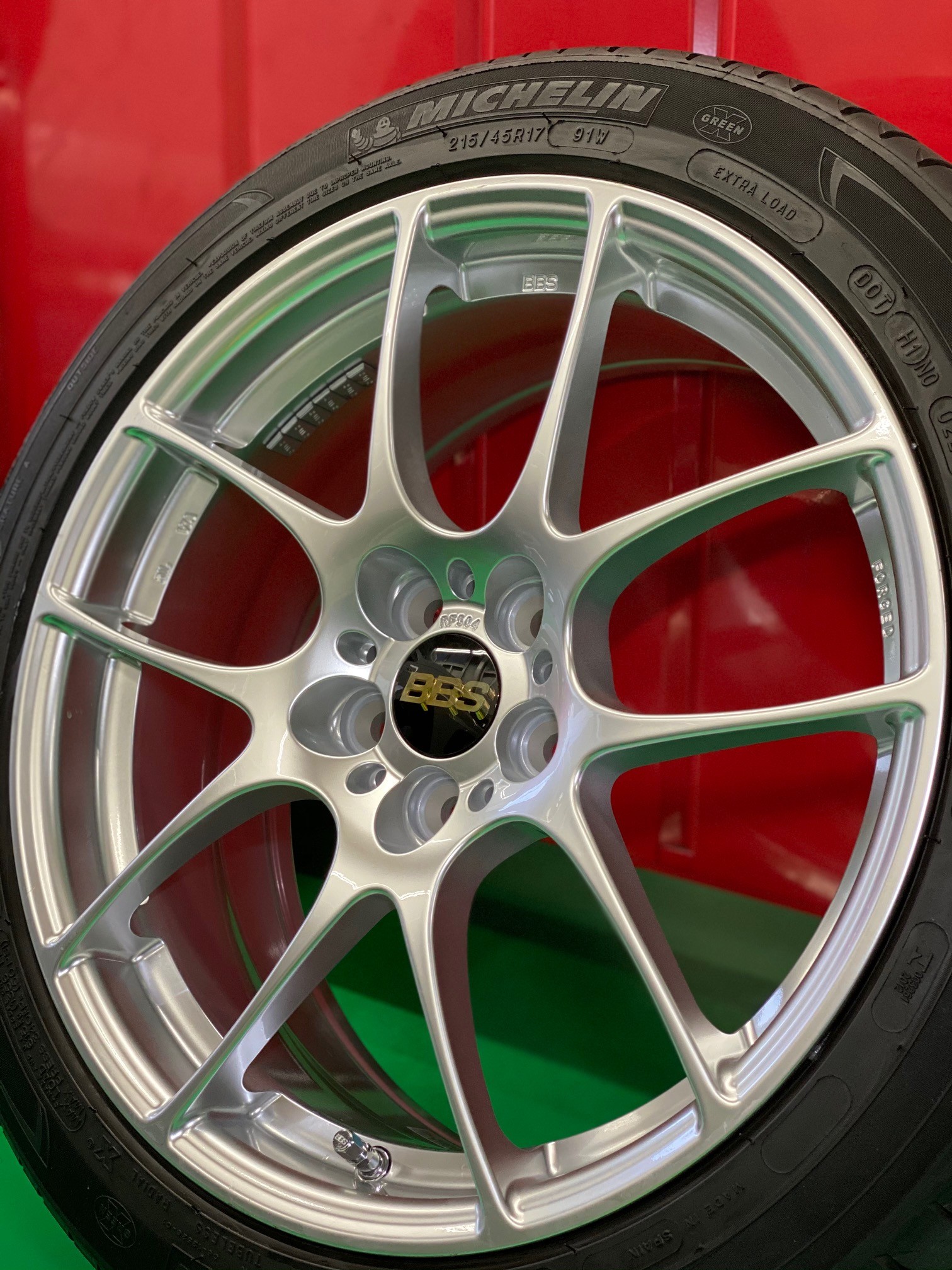 VW ポロ GTI 純正17インチ タイヤホイール4本セット VW