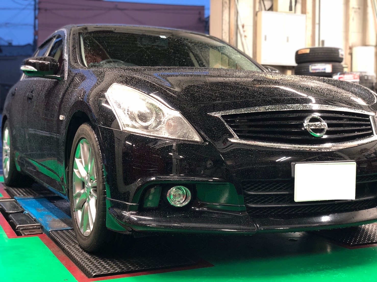 V36スカイライン レグノに交換 | 日産 スカイライン タイヤ タイヤ