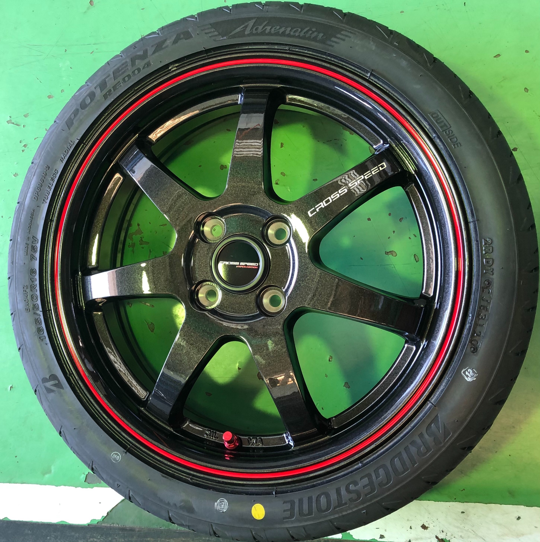 HONDA NONE ☆CROSS SPEED×POTENZA 取付 | ホンダ N-ONE タイヤ タイヤ