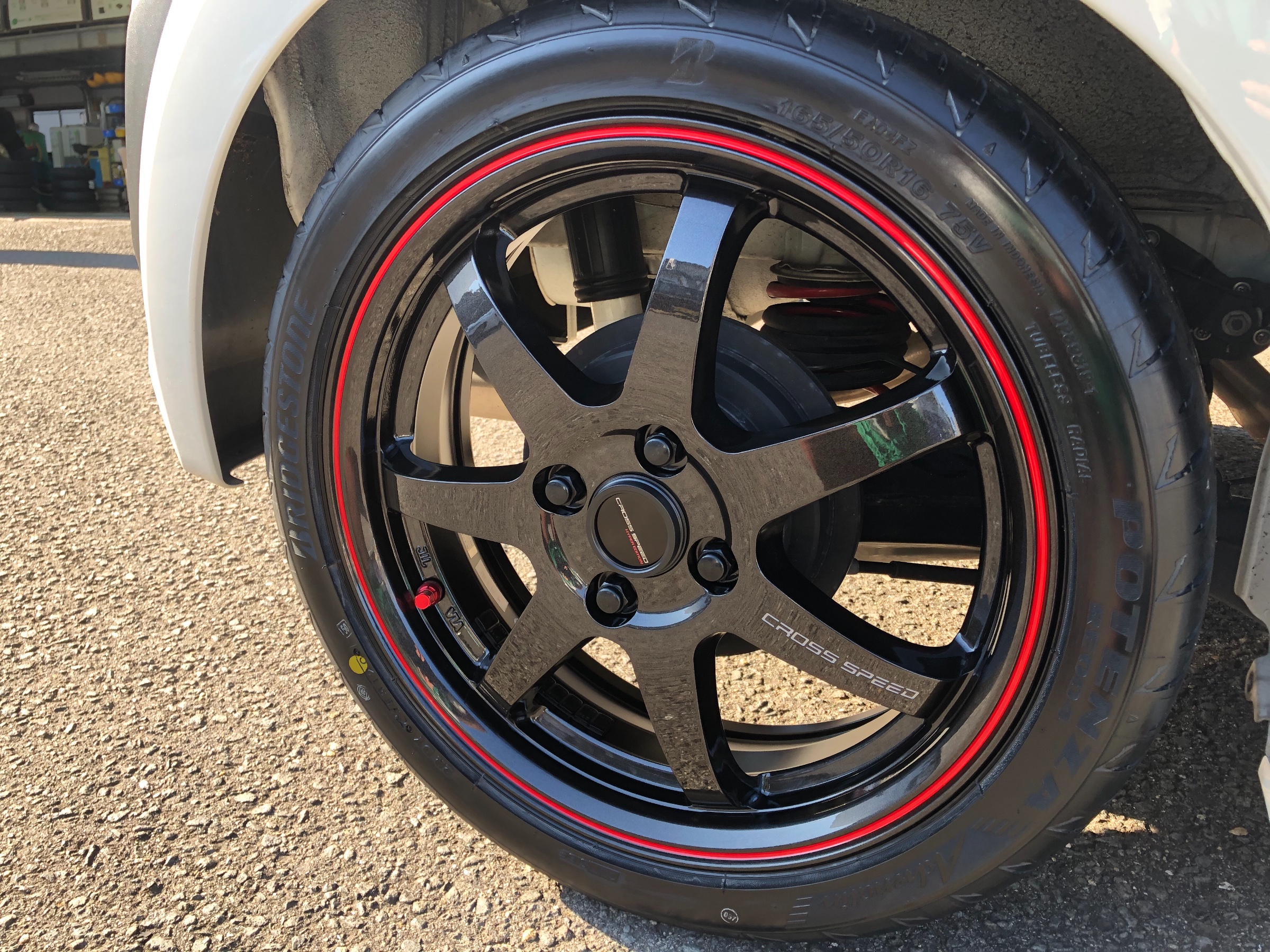 HONDA NONE ☆CROSS SPEED×POTENZA 取付 | ホンダ N-ONE タイヤ タイヤ