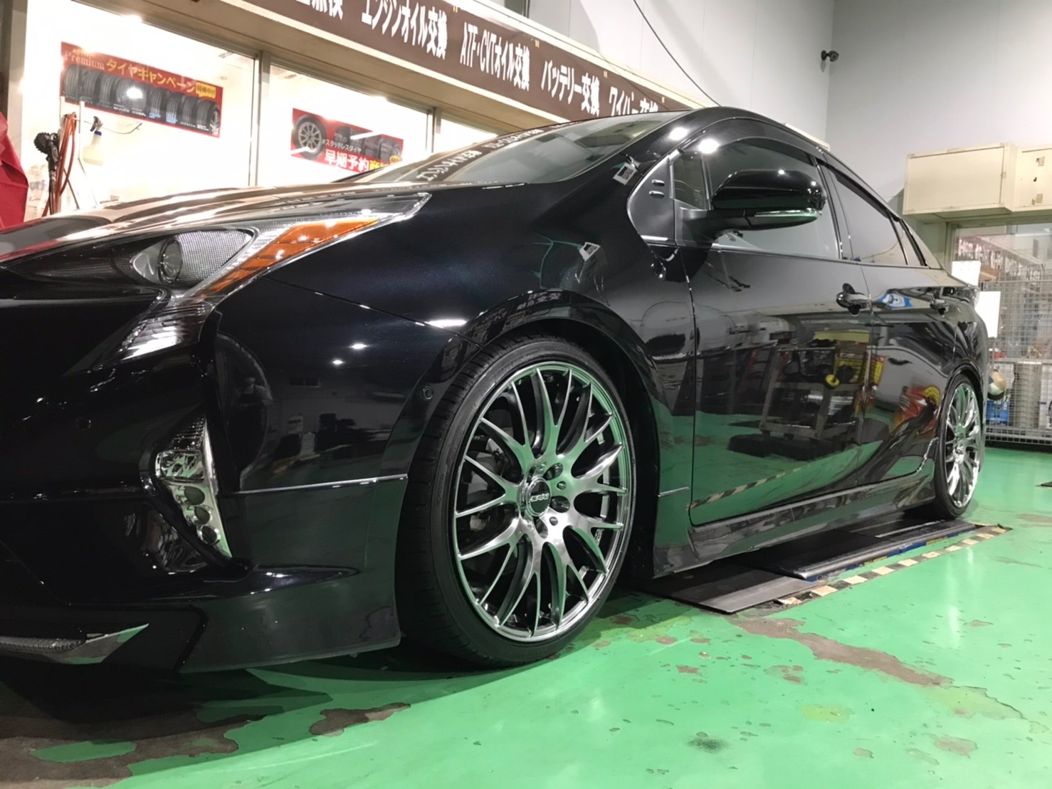 50プリウス RAYS ホムラ 2×9プラス取り付け | トヨタ プリウス