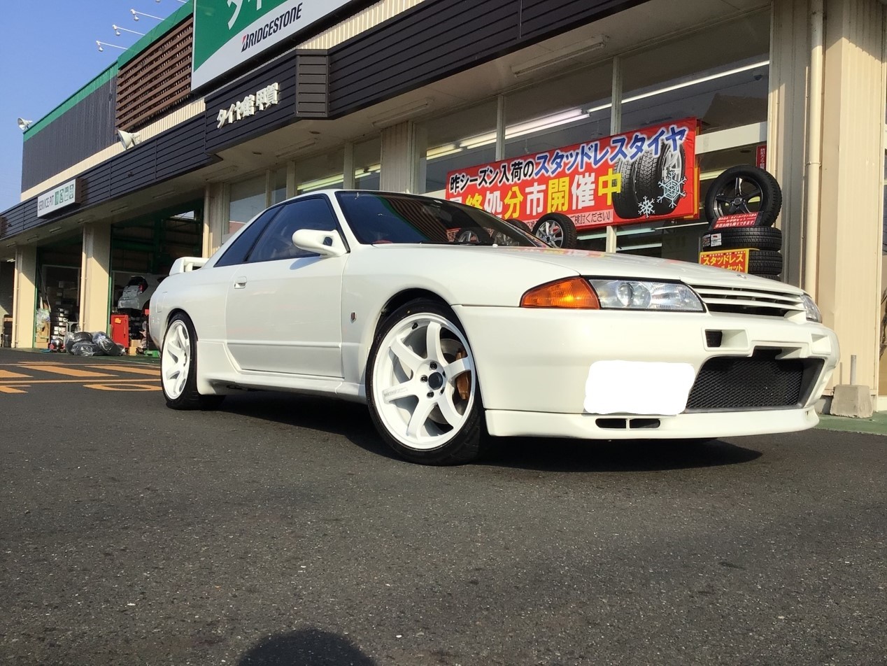 GTR(BNR32) RAYS TE37SAGA POTENZA RE-71RS | 店舗おススメ情報 GTR(BNR32) RAYS TE37SAGA POTENZA RE-71RS | 店舗おススメ情報