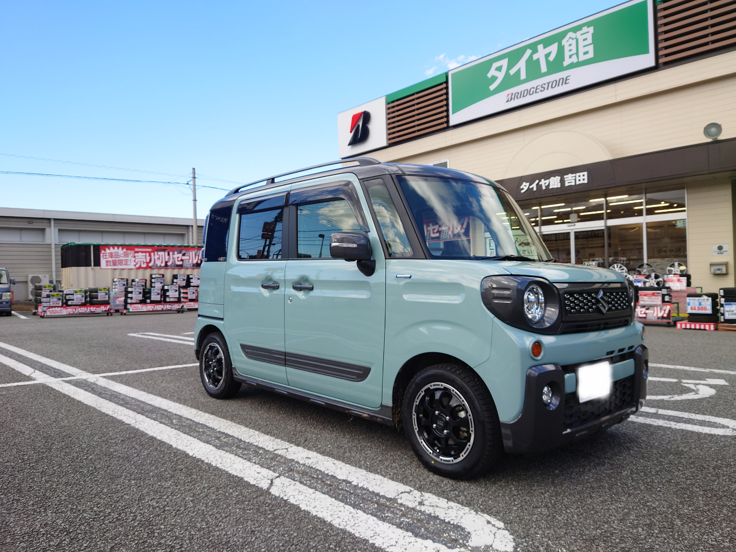 MK53S スペーシアギア スタッドレスホイールセット取付✩ | スズキ