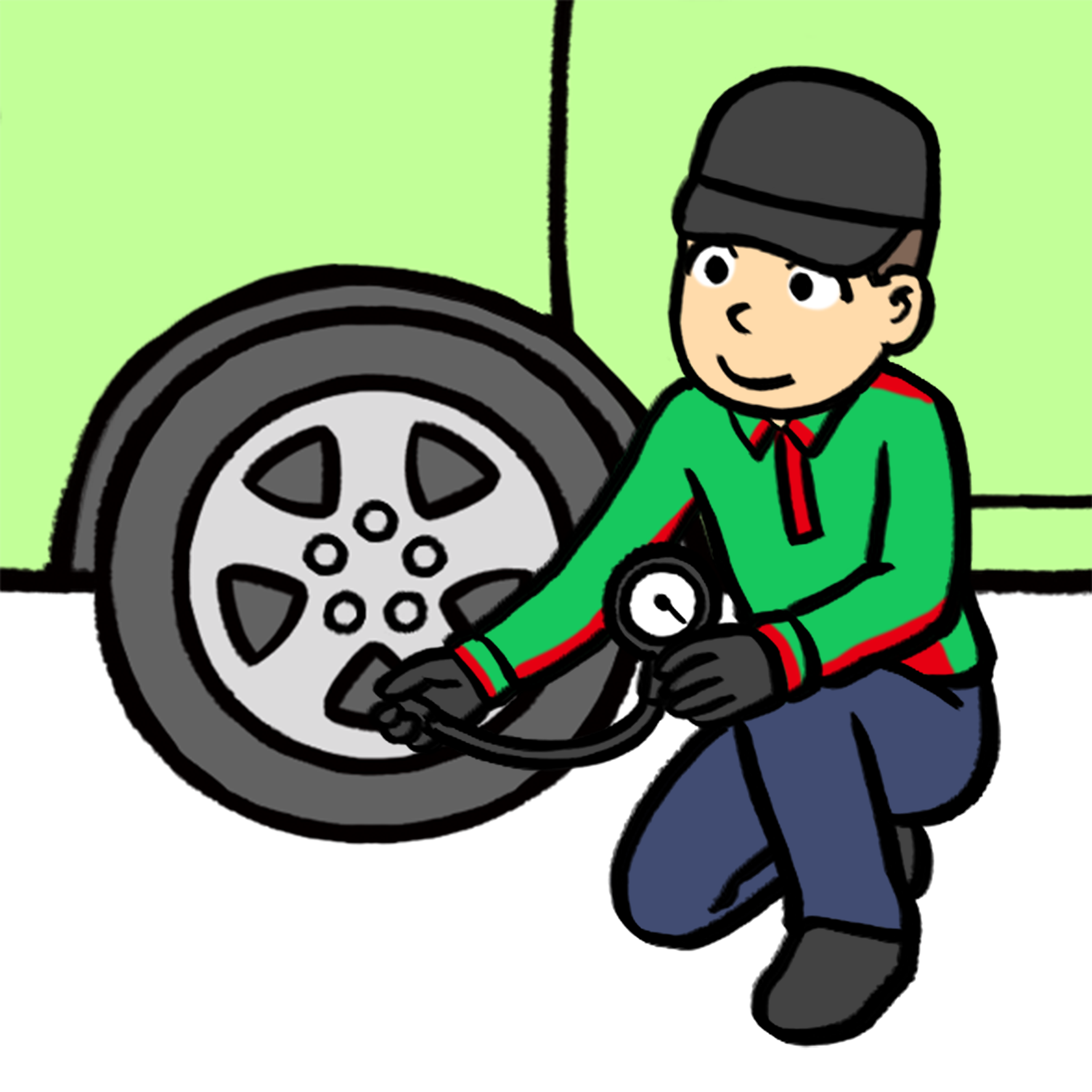 空気圧の測定無料です スタッフ日記 タイヤ館 成田 千葉県のタイヤ カー用品ショップ タイヤからはじまる トータルカーメンテナンス タイヤ 館グループ