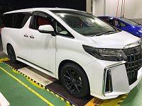 スタッドレスタイヤ　18インチ　ブリヂストン　アルファード30系ホイール付き 良好品】トヨタ 30 アルファード ヴェルファイア 純正 18in 7.5J