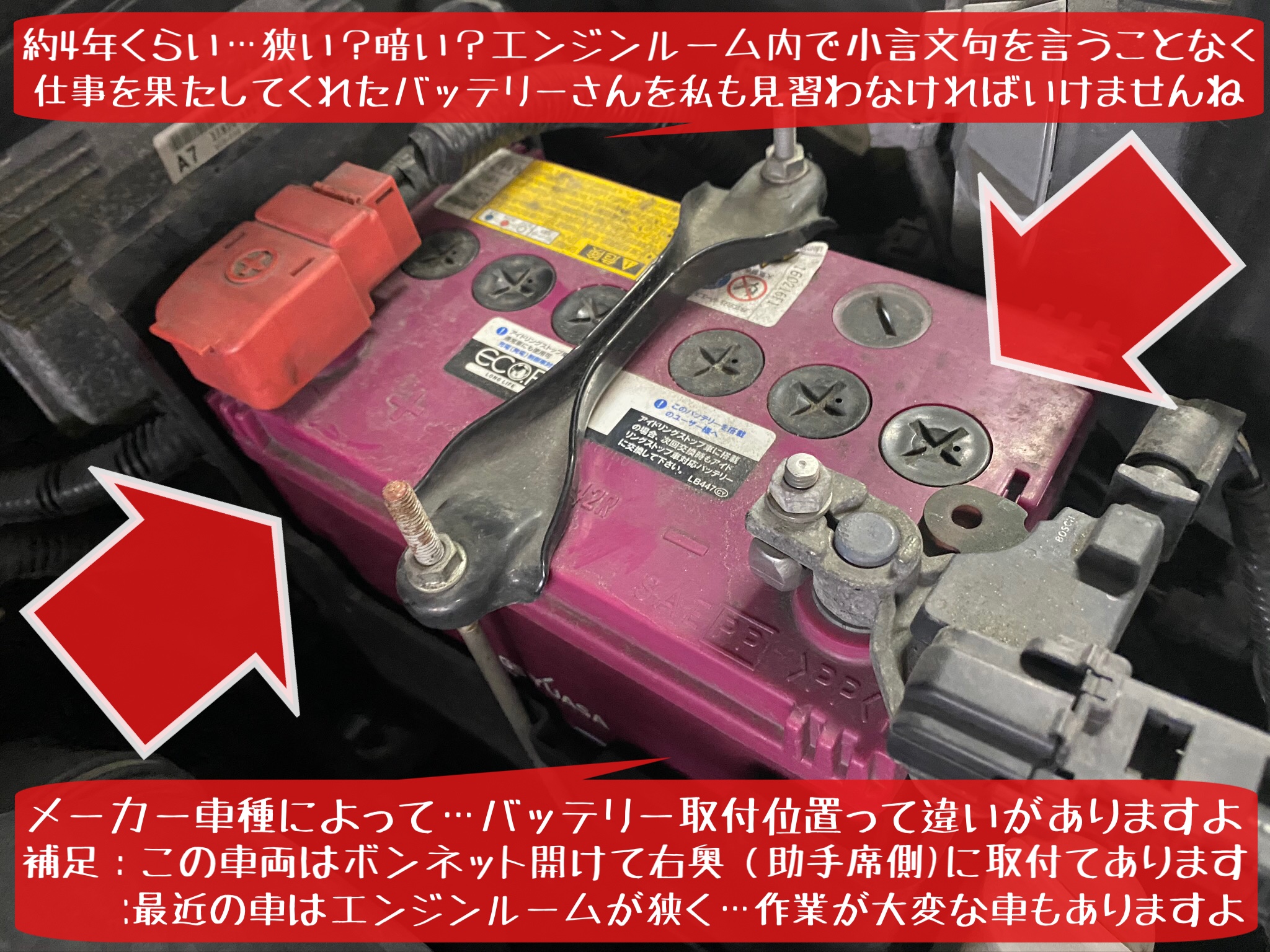 ホンダ N Box バッテリー アイドリングストップ車専用バッテリー 交換です ホンダ N Box メンテナンス商品 カー用品取付 バッテリー交換 サービス事例 タイヤ館 岩国 タイヤからはじまる トータルカーメンテナンス タイヤ館グループ