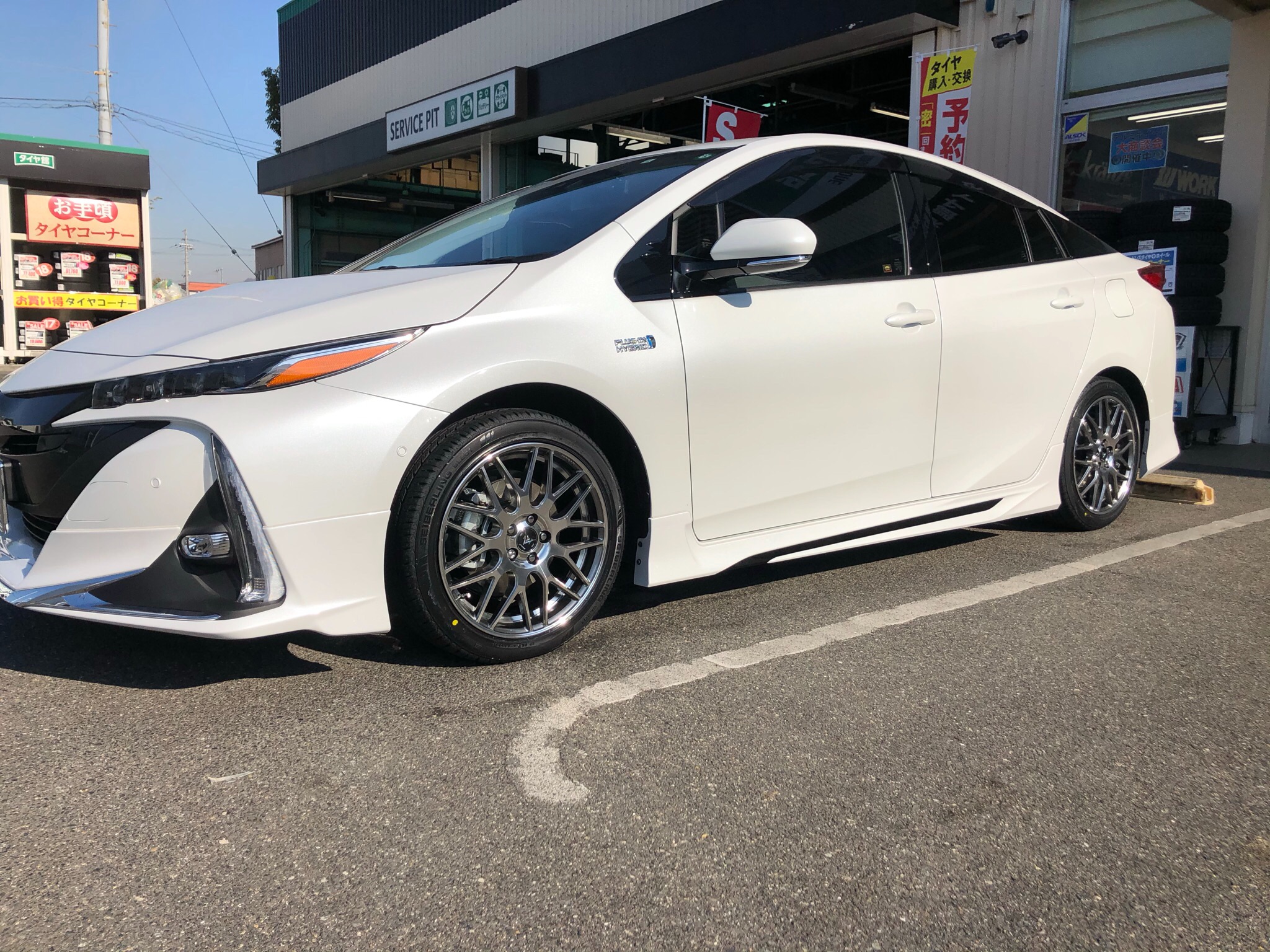 プリウス work ホイール 新型プリウス60に WORKホイール VS XXSR 装着ヾ(≧▽≦)ﾉ