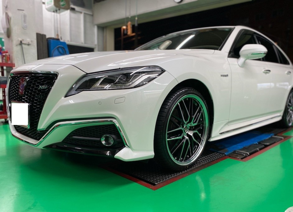 トヨタ クラウン シュタイナー LMX 20インチ取り付け | トヨタ