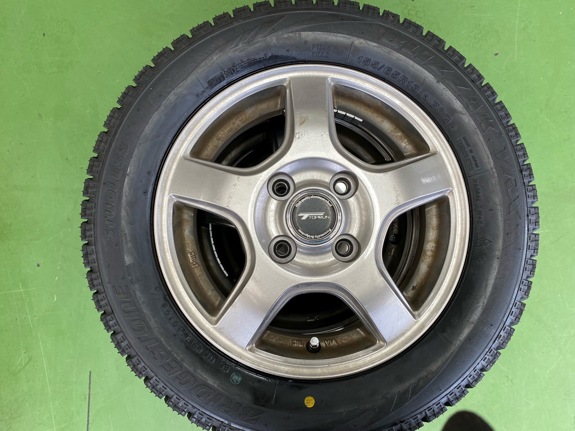 ニッサン・モコ・MG22S】スタッドレスタイヤ交換 | 日産 モコ タイヤ