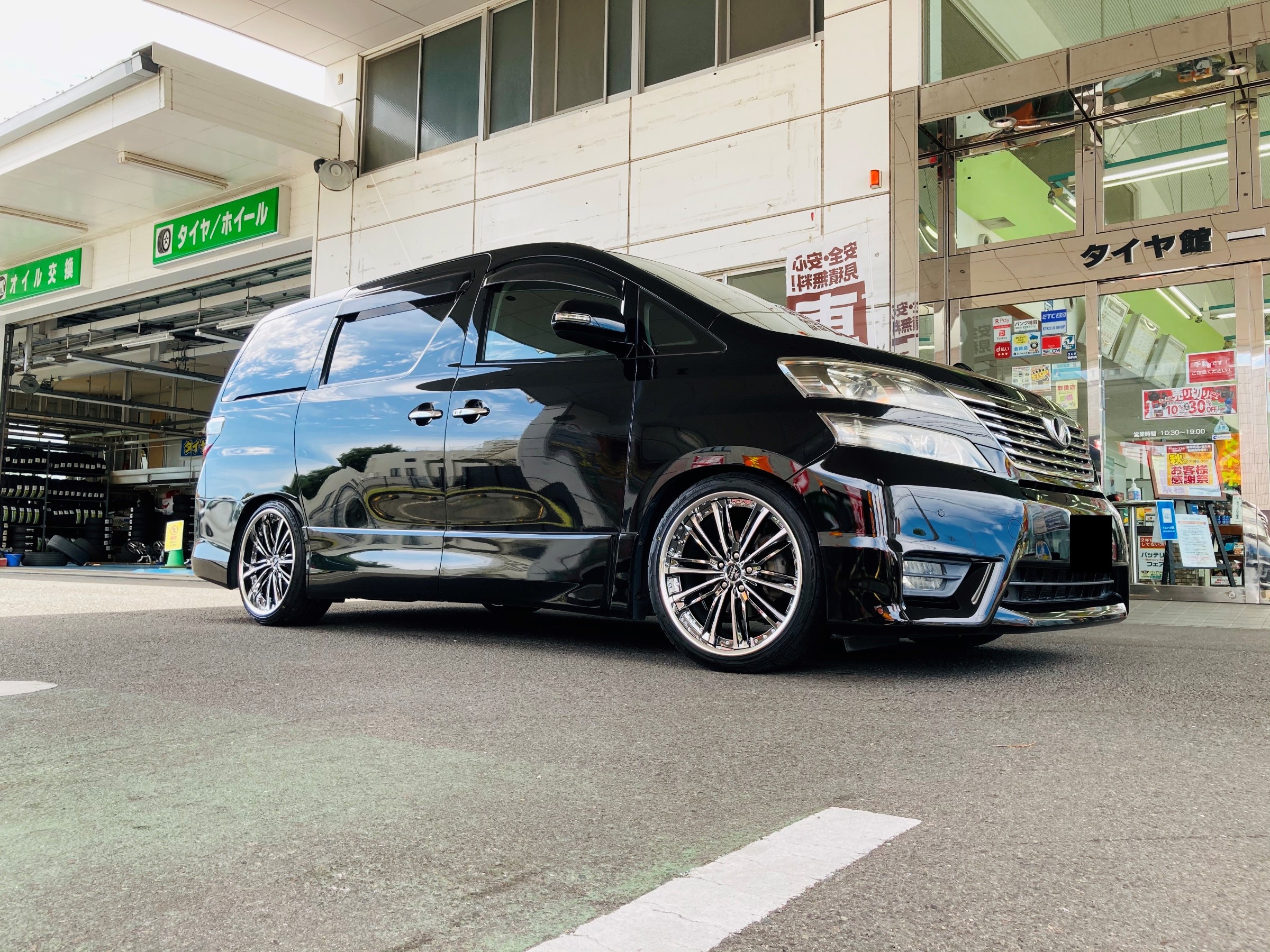 ヴェルファイア クレンツェ ホイール取り付け ～ | トヨタ ヴェル 