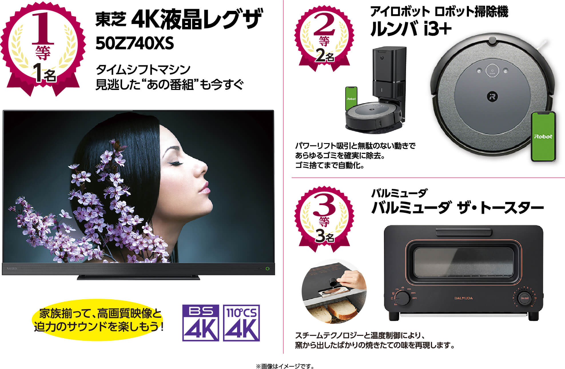 1等賞・2等賞・3等賞